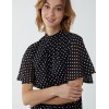 Blouson Wrap Skirt Ruffle Midi Dress Blouson Wrap Skirt Ruffle Midi Dress