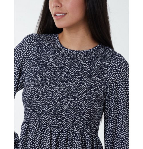 Floral Long Sleeve Tiered Dress Floral Long Sleeve Tiered Dress