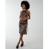 Animal Print Halter Neck Dress Animal Print Halter Neck Dress
