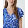 Ruffle Sleeve Elasticated Godet Midi Dress Ruffle Sleeve Elasticated Godet Midi Dress