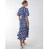 Angel Sleeve Wrap Ruffle Midi Dress Angel Sleeve Wrap Ruffle Midi Dress