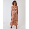 Strappy Wrap Over Midi Dress Strappy Wrap Over Midi Dress