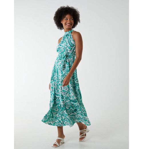 Halter Neck Midi Dress Halter Neck Midi Dress