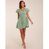 Double Ruffle Empire Shirred Mini Dress Double Ruffle Empire Shirred Mini Dress