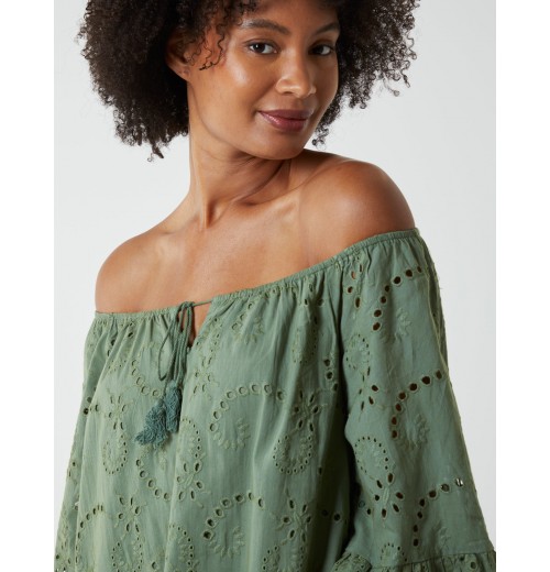 Broderie Tunic Smock Dress Broderie Tunic Smock Dress