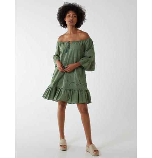 Broderie Tunic Smock Dress Broderie Tunic Smock Dress