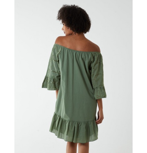 Broderie Tunic Smock Dress Broderie Tunic Smock Dress