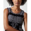 Shirred Print Midi Dress Shirred Print Midi Dress