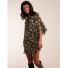 Floral Raglan Sleeve Tunic Dress Floral Raglan Sleeve Tunic Dress