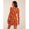 Fixed Wrap Gathered Mini Dress Fixed Wrap Gathered Mini Dress