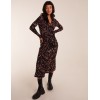 Tie Side Long Sleeve Wrap Dress Tie Side Long Sleeve Wrap Dress