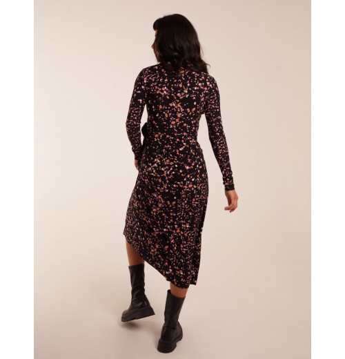 Tie Side Long Sleeve Wrap Dress Tie Side Long Sleeve Wrap Dress