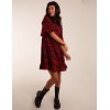 Floral Frill Hem Swing Mini Dress Floral Frill Hem Swing Mini Dress
