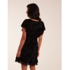 Flocked Floral Dress Flocked Floral Dress