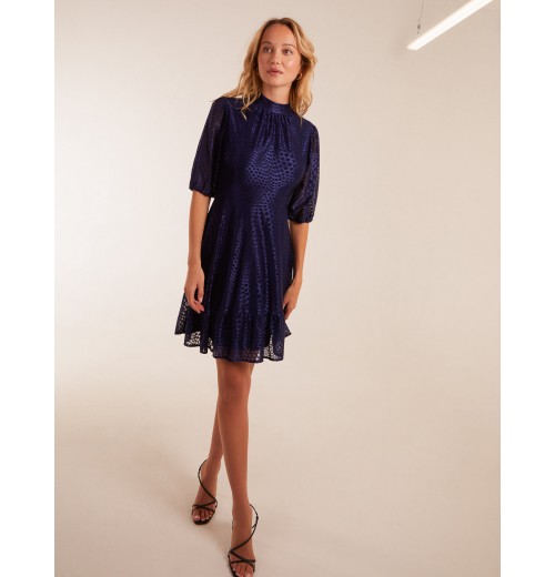 Mesh High Neck Tier Dress Mesh High Neck Tier Dress