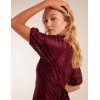 Mesh High Neck Tier Dress Mesh High Neck Tier Dress
