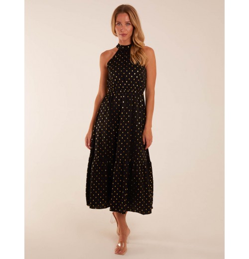 Blouson Halter Neck Dress Blouson Halter Neck Dress