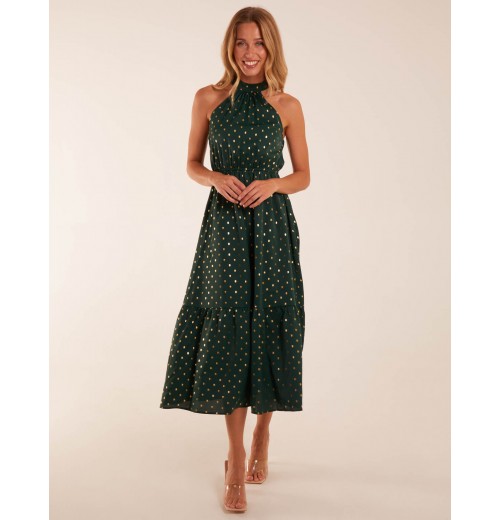 Blouson Halter Neck Dress Blouson Halter Neck Dress