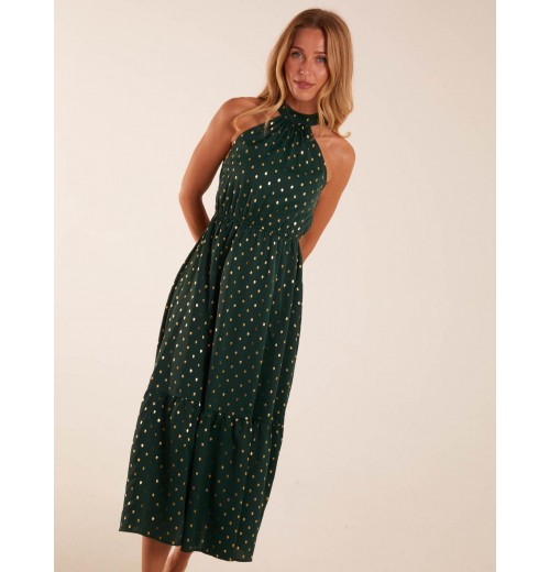 Blouson Halter Neck Dress Blouson Halter Neck Dress