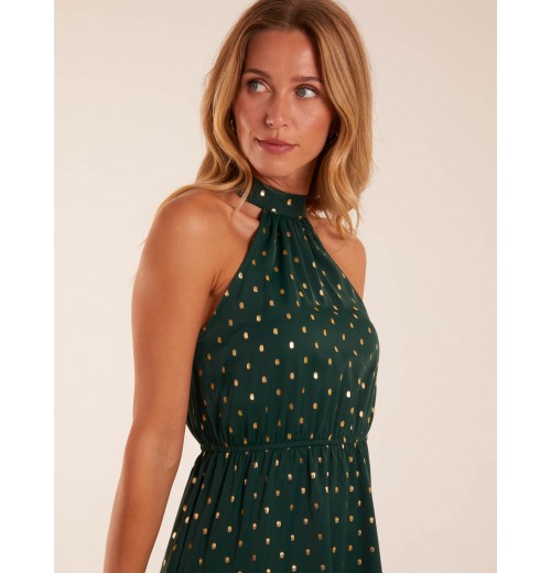 Blouson Halter Neck Dress Blouson Halter Neck Dress