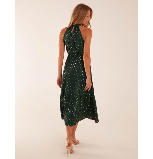 Blouson Halter Neck Dress Blouson Halter Neck Dress