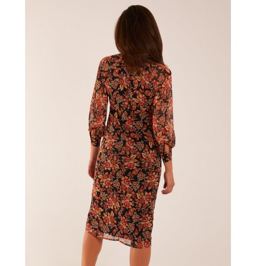 Raglan Keyhole Midi Dress Raglan Keyhole Midi Dress
