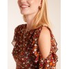 Cold Shoulder Frill Midi Dress Cold Shoulder Frill Midi Dress