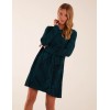 Stripe Glittery Long Sleeve Shift Mini Dress Stripe Glittery Long Sleeve Shift Mini Dress