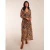 V Neck Animal Print Maxi Dress V Neck Animal Print Maxi Dress