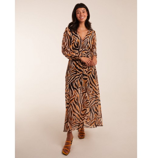 V Neck Animal Print Maxi Dress V Neck Animal Print Maxi Dress