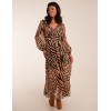 V Neck Animal Print Maxi Dress V Neck Animal Print Maxi Dress