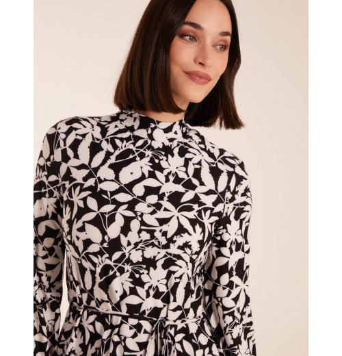 High Neck Long Sleeve Dress High Neck Long Sleeve Dress