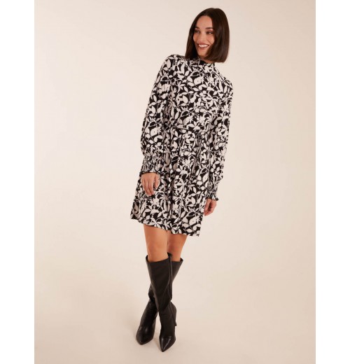 High Neck Long Sleeve Dress High Neck Long Sleeve Dress