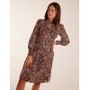 High Neck Printed Midi Dress High Neck Printed Midi Dress