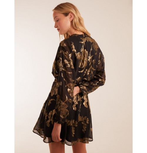Foil Batwing Mini Dress Foil Batwing Mini Dress