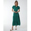 Collared Polkadot Maxi Dress Collared Polkadot Maxi Dress