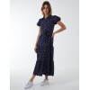Collared Polkadot Maxi Dress Collared Polkadot Maxi Dress
