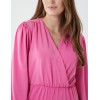 Elasticated Waist Crossover Long Sleeve Jumpsuit Elasticated Waist Crossover Long Sleeve Jumpsuit
