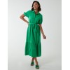 Belted Tiered Midi Dress Belted Tiered Midi Dress