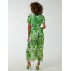 Pleated Wrap Tropical Jumpsuit Pleated Wrap Tropical Jumpsuit