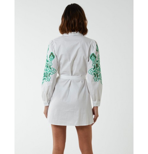 Embroidery Sleeve Cut Out Tunic Embroidery Sleeve Cut Out Tunic