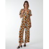 Abstract Honeycomb Cross Over Jumpsuit Abstract Honeycomb Cross Over Jumpsuit