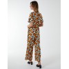 Abstract Honeycomb Cross Over Jumpsuit Abstract Honeycomb Cross Over Jumpsuit