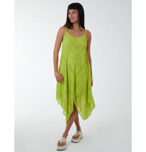 Crochet Strappy Hanky Dress Crochet Strappy Hanky Dress