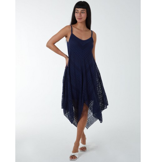 Crochet Strappy Hanky Dress Crochet Strappy Hanky Dress