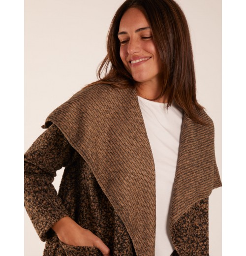 Wool Like Waterfall Cardigan Coat Wool Like Waterfall Cardigan Coat