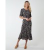 Angel Sleeve Tiered Midi Dress Angel Sleeve Tiered Midi Dress