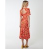 Angel Sleeve Tiered Midi Dress Angel Sleeve Tiered Midi Dress