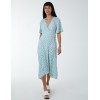 Angel Sleeves Wrap Midi Dress Angel Sleeves Wrap Midi Dress