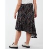 Curve Asymmetric Hem Midi Skirt Curve Asymmetric Hem Midi Skirt
